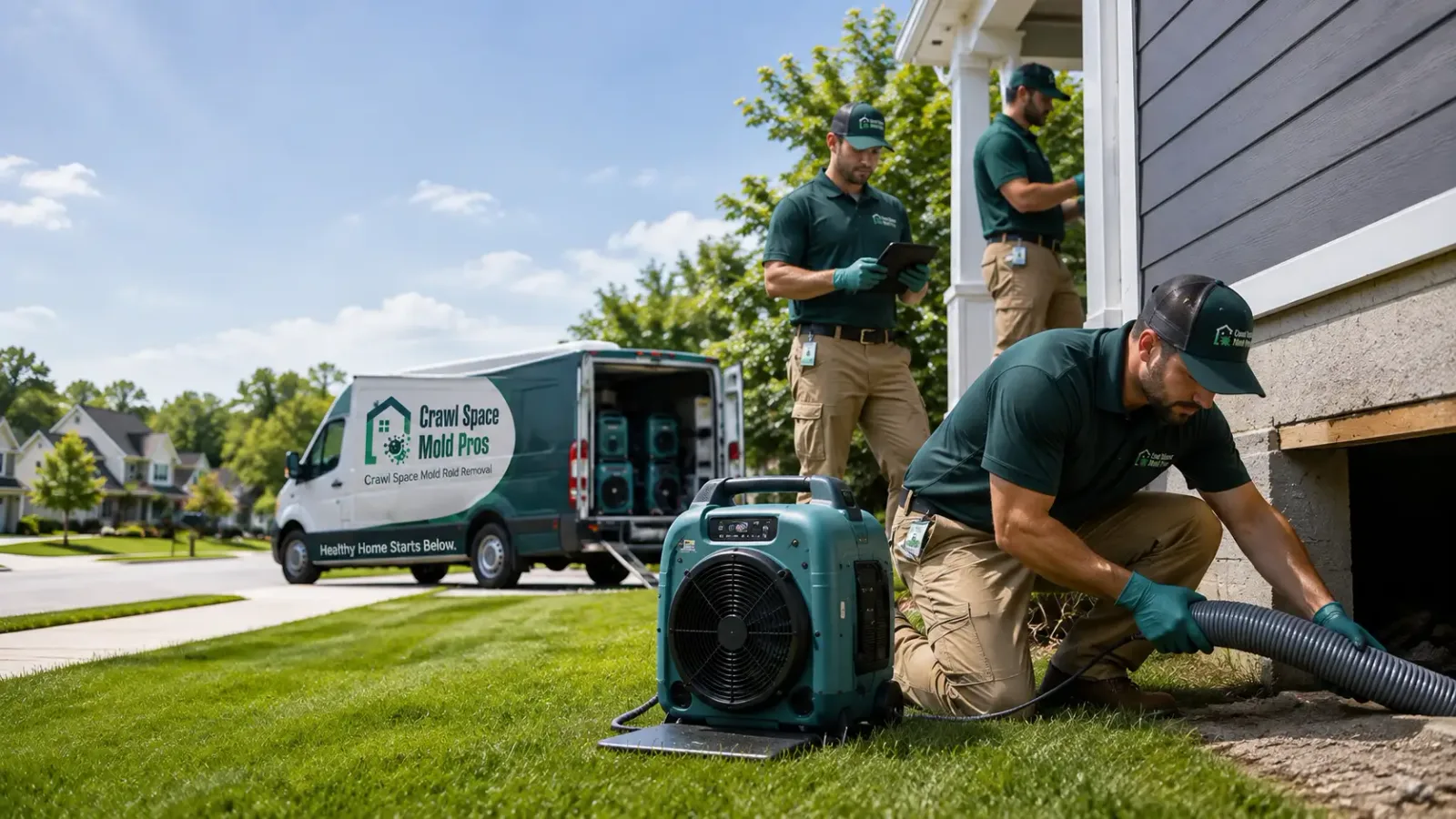 Crawl Space Mold Removal in Huntington, UT